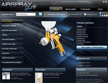 Tablet Screenshot of airspray-gun.com