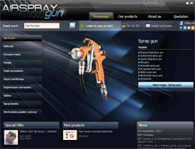 Tablet Screenshot of airspray-gun.co.uk